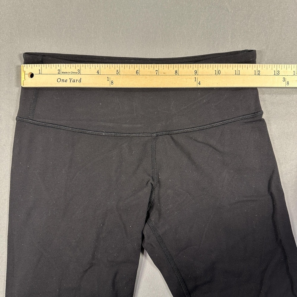 Lululemon Leggings Womens 4 Black High Rise Capri Yoga Athletic Stretch Gym - Picture 6 of 9